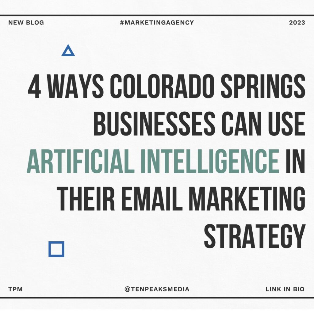 email marketing strategy in Colorado Springs