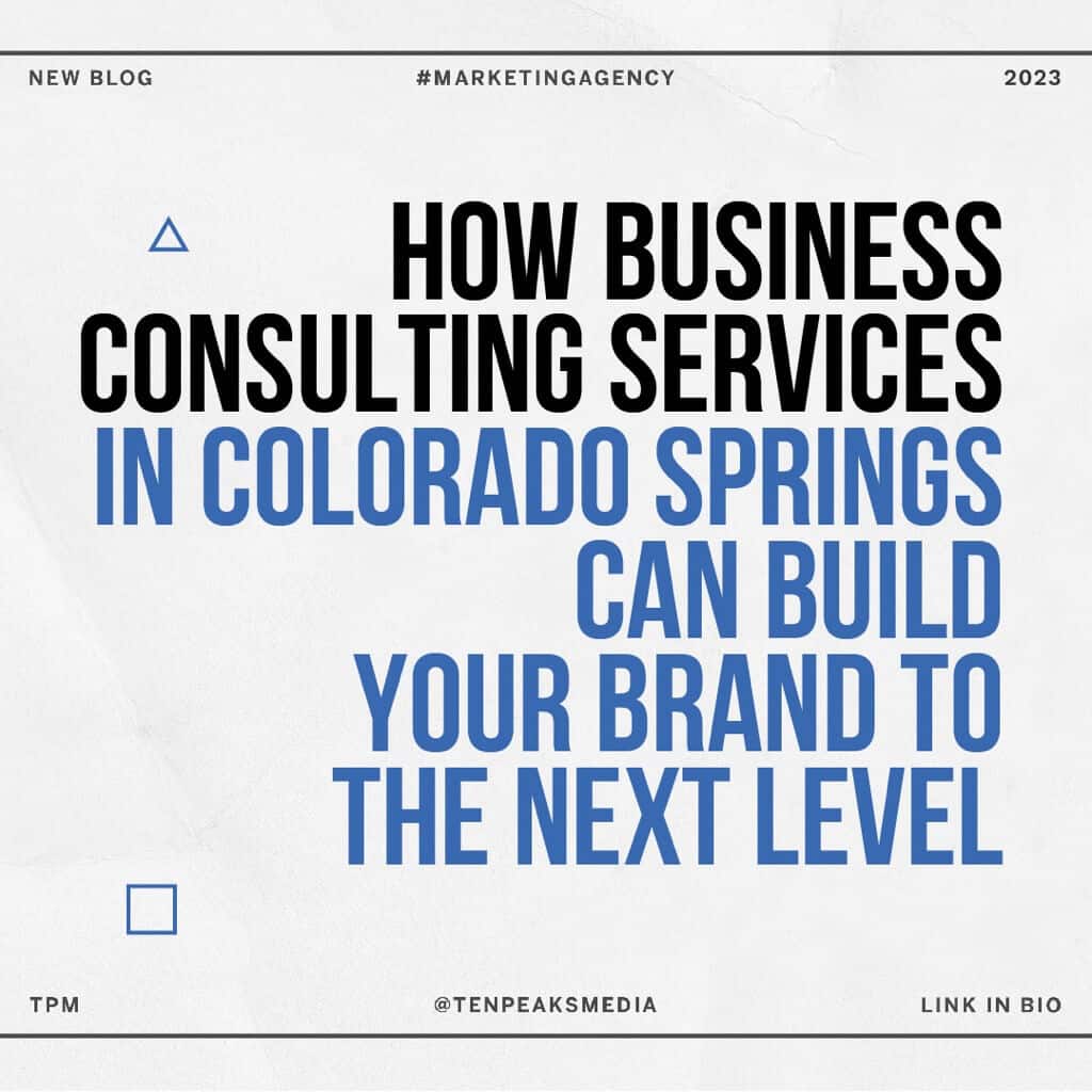 Business Consulting Services in Colorado Springs